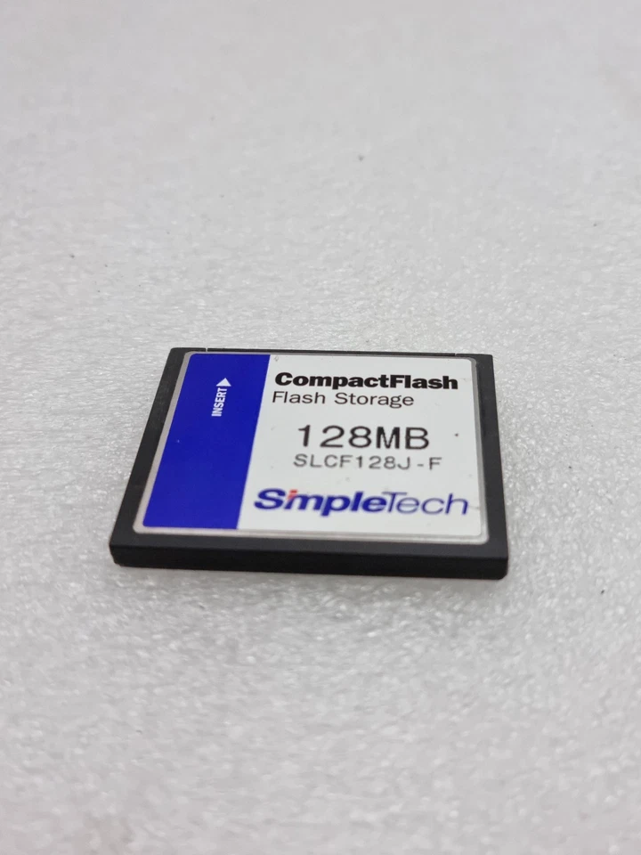 SimpleTech 128MB Compact Flash Storage Card SLCF128J-F For Lauer Embedded Pc